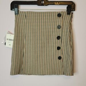 FOROVER 21 Plaid Mini Skirt, size XS